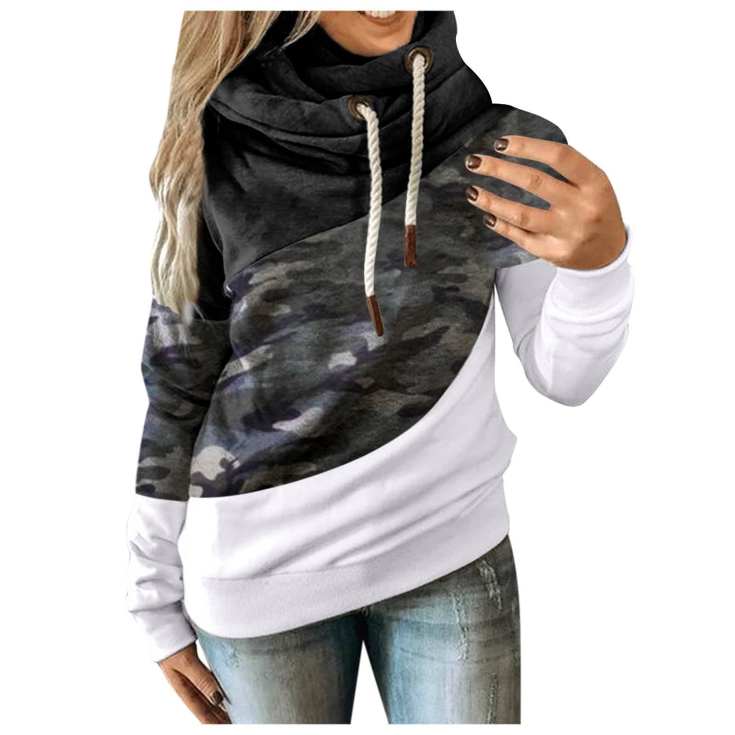 women's camouflage hoodie