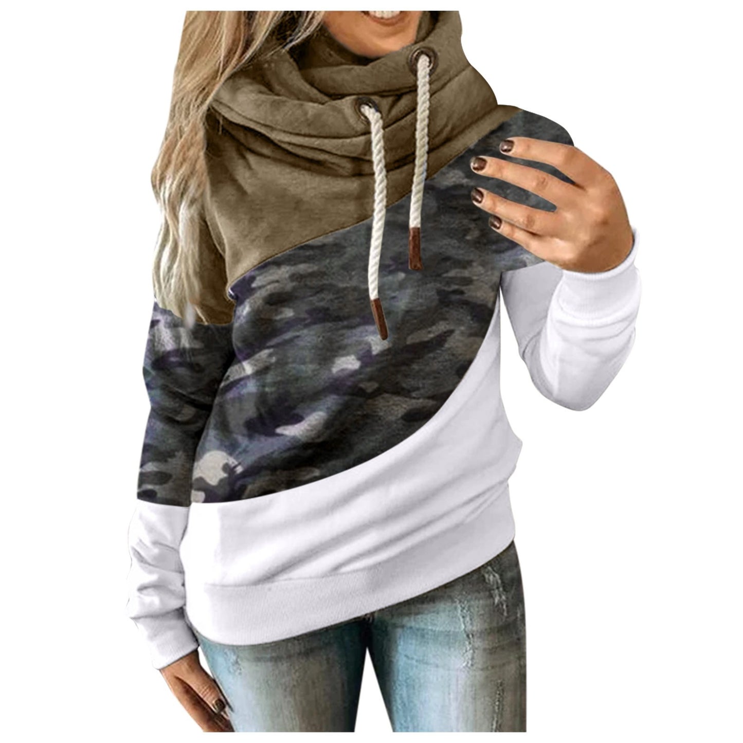 women's camouflage hoodie