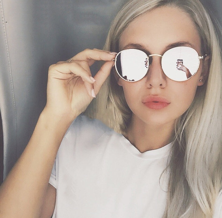 Women Retro Round Sunglasses – Timeless Elegance with a Modern Touch