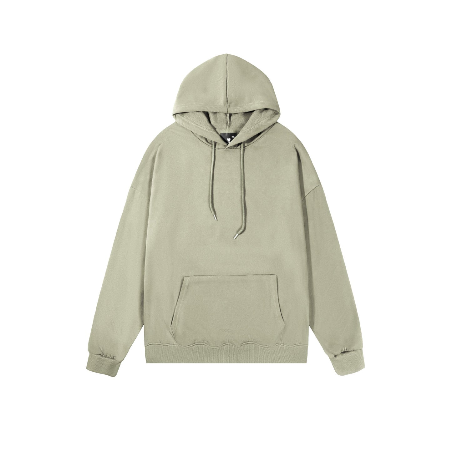 Spring And Autumn Drop Shoulder Loose Solid Color Hooded Sweater For Men And Women My Store