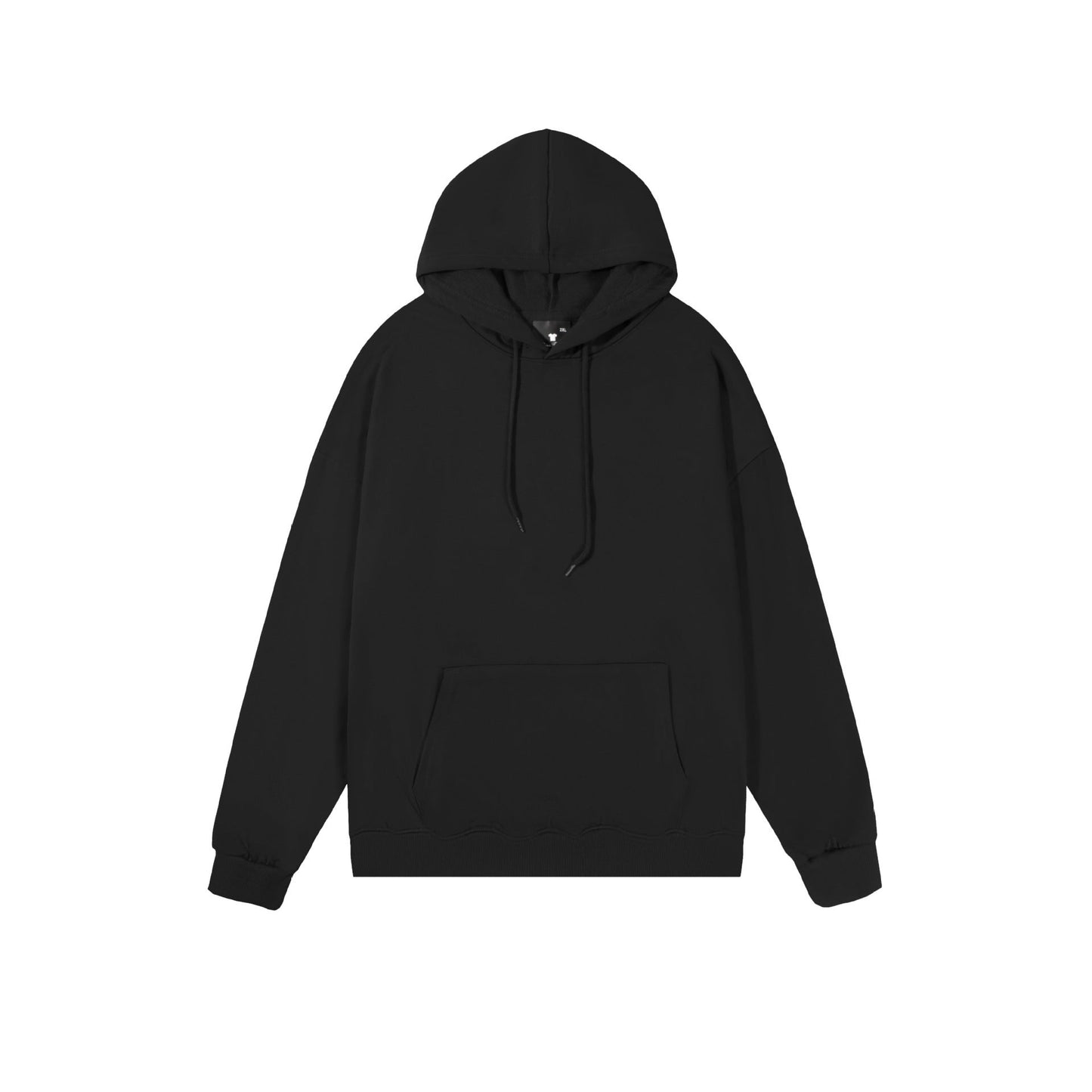 Spring And Autumn Drop Shoulder Loose Solid Color Hooded Sweater For Men And Women My Store
