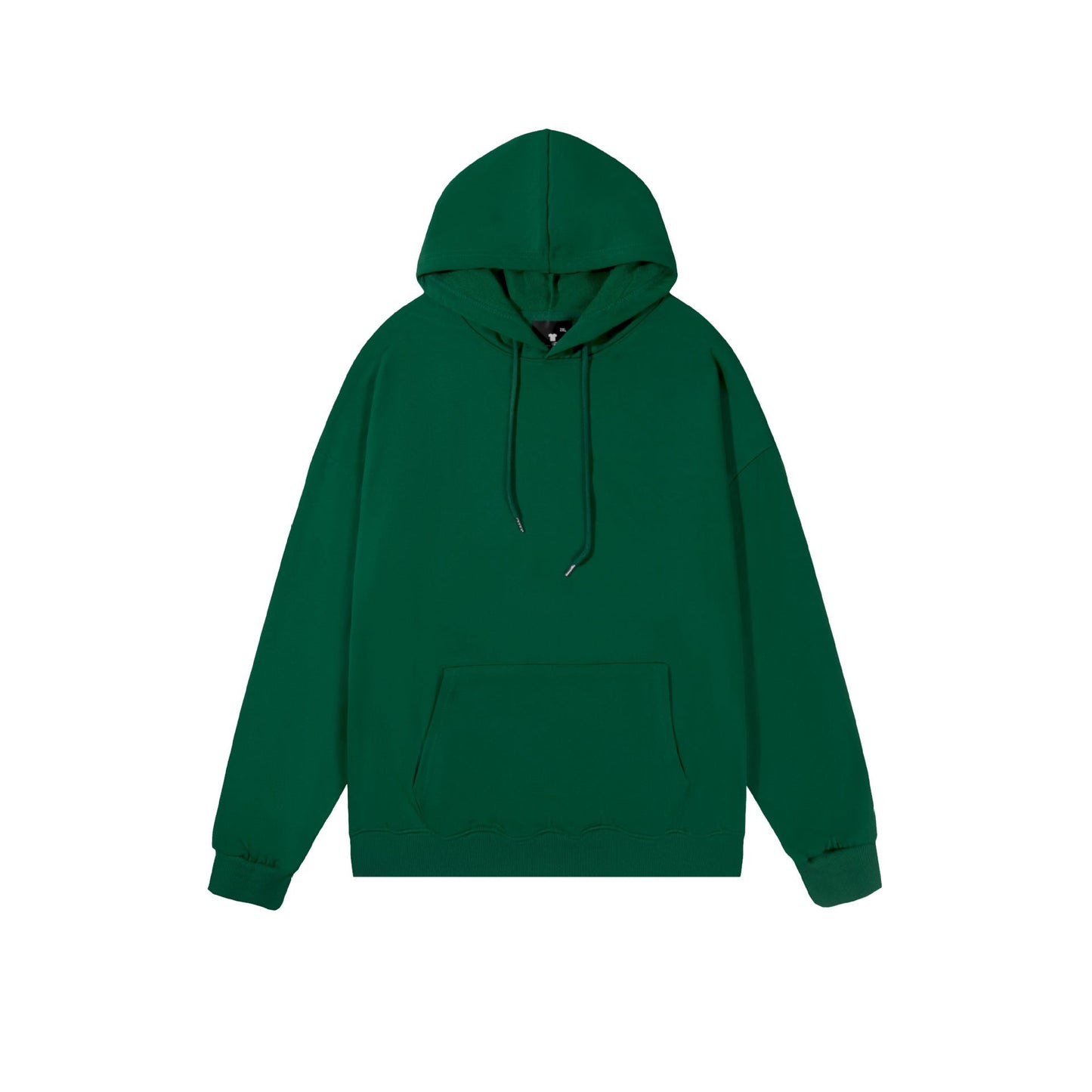 Spring And Autumn Drop Shoulder Loose Solid Color Hooded Sweater For Men And Women My Store