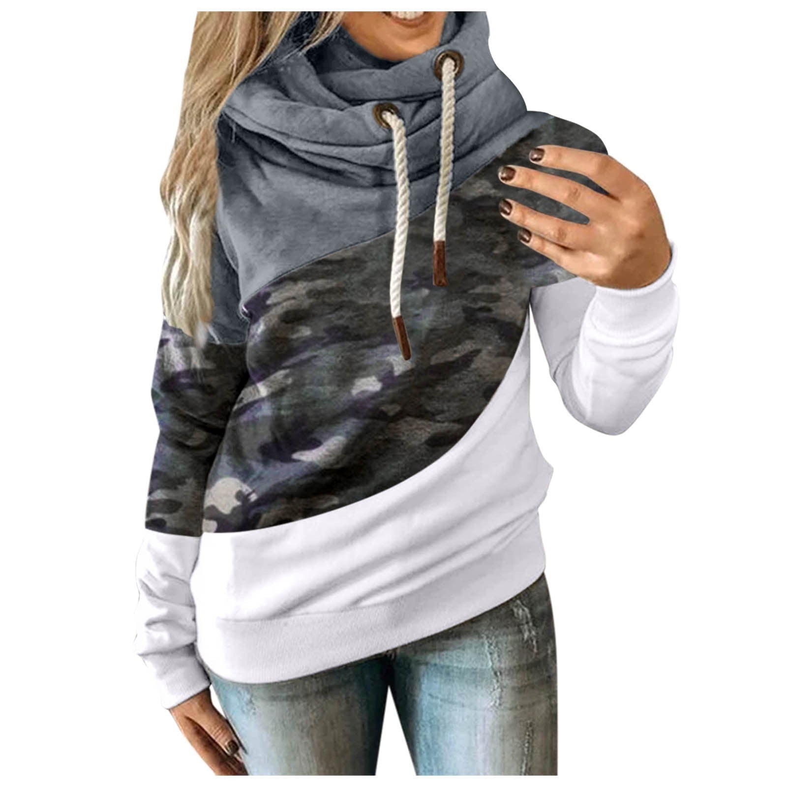 women's camouflage hoodie