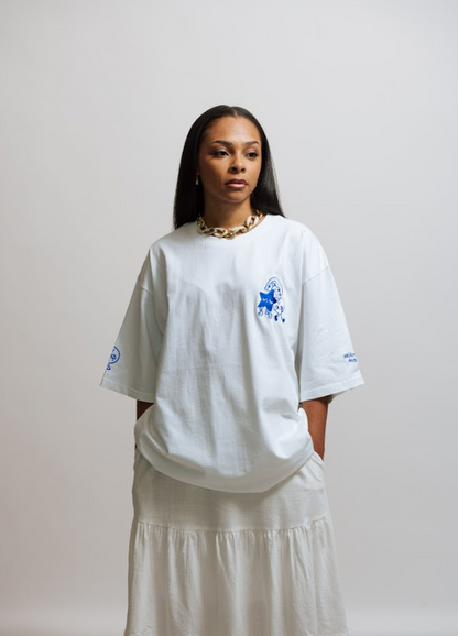 Kazoku: Embroidered short sleeve t-shirt-4